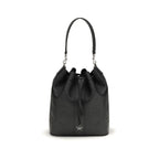 Black Calf Leather Bos Taurus Backet Bag
