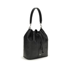 Black Calf Leather Bos Taurus Backet Bag