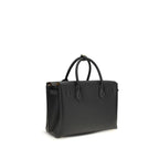 Black Calf Leather Bos Taurus Handbag