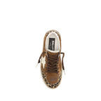 Brown Calf Leather Bos Taurus Low Top Sneakers