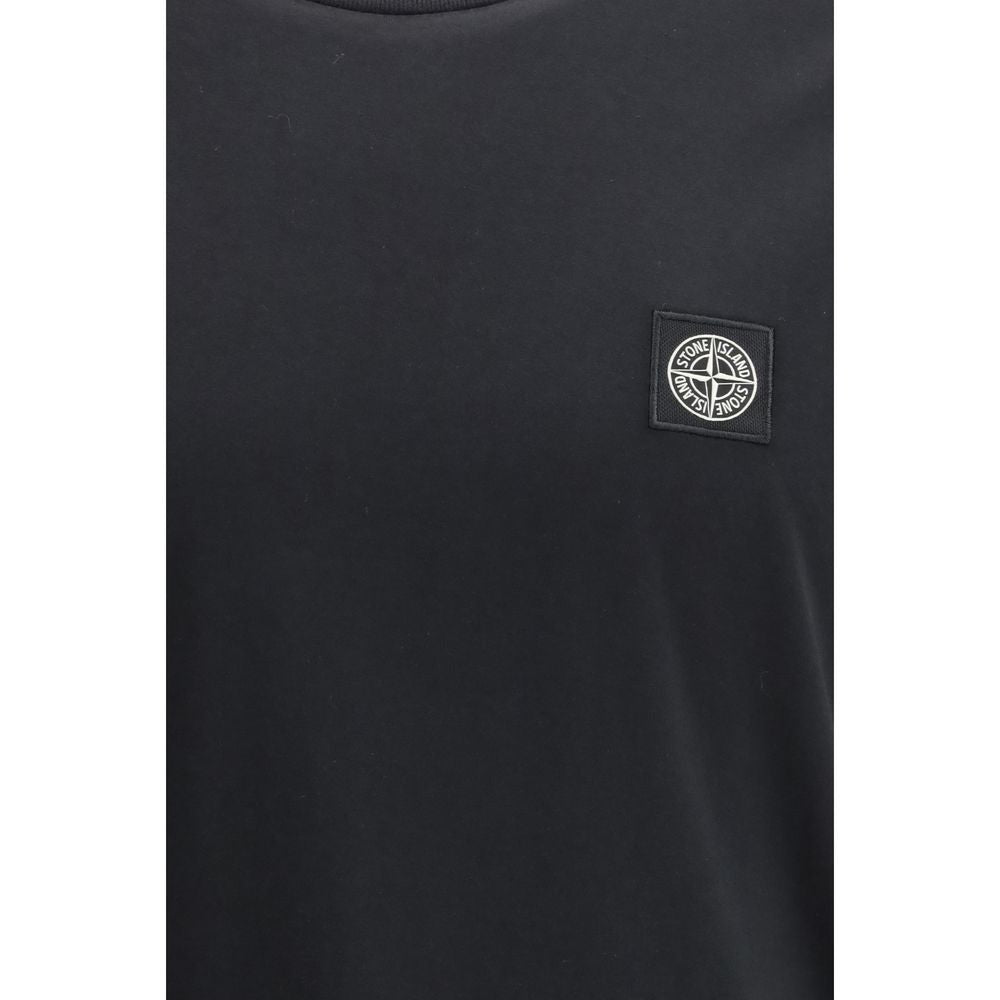 Black Cotton T-Shirt