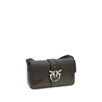 Bicolor Leather Shoulder Bag