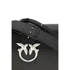 Black Leather Shoulder Bag