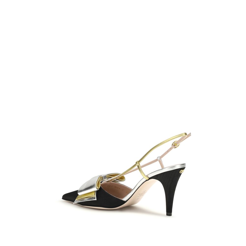 Multicolor Calf Leather Bos Taurus High Heel Pumps