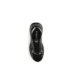 Black Calf Leather Bos Taurus Chunky Sneakers