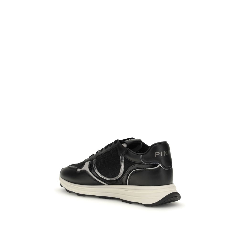Black Calf Leather Bos Taurus Athletic Sneakers