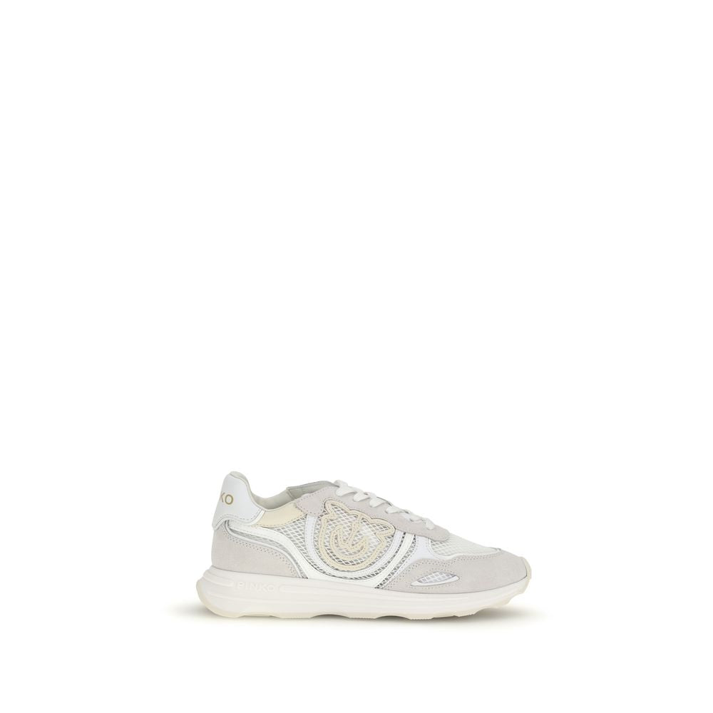 White Calf Leather Bos Taurus Athletic Sneakers