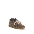 Brown Calf Leather Bos Taurus Chunky Sneakers