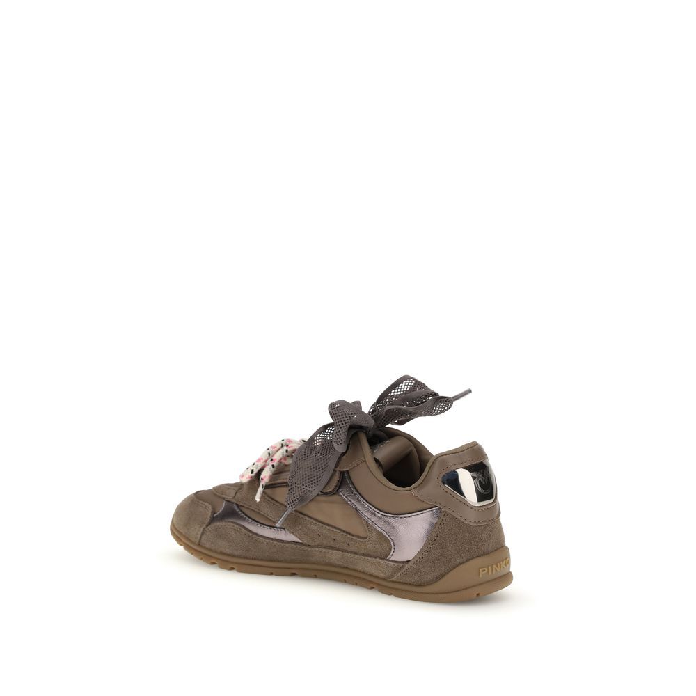 Brown Calf Leather Bos Taurus Chunky Sneakers