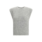 Gray Alpaca Vicugna Pacos Sleeveles T-Shirt