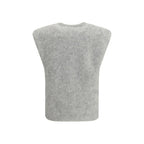 Gray Alpaca Vicugna Pacos Sleeveles T-Shirt
