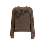 Brown Alpaca Vicugna Pacos Cardigan