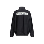 Black Cotton Shell Jacket