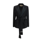 Black Fleece Wool Blazer