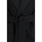 Black Fleece Wool Blazer
