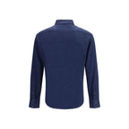 Blue Linen Dress Shirt