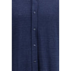 Blue Linen Dress Shirt