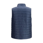 White Polyamide Sleveless Jacket