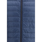 White Polyamide Sleveless Jacket