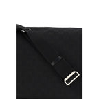 Black Fabric Shoulder Bag