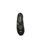 Black Cotton Ballet Flats