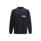 Black Cotton Sweatshirt