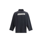 Black Cotton Sweatshirt