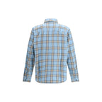 Blue Cotton Pattern Shirt