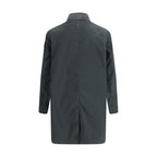 Gray Polyester Coat