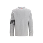 Gray Cotton Polo Shirt