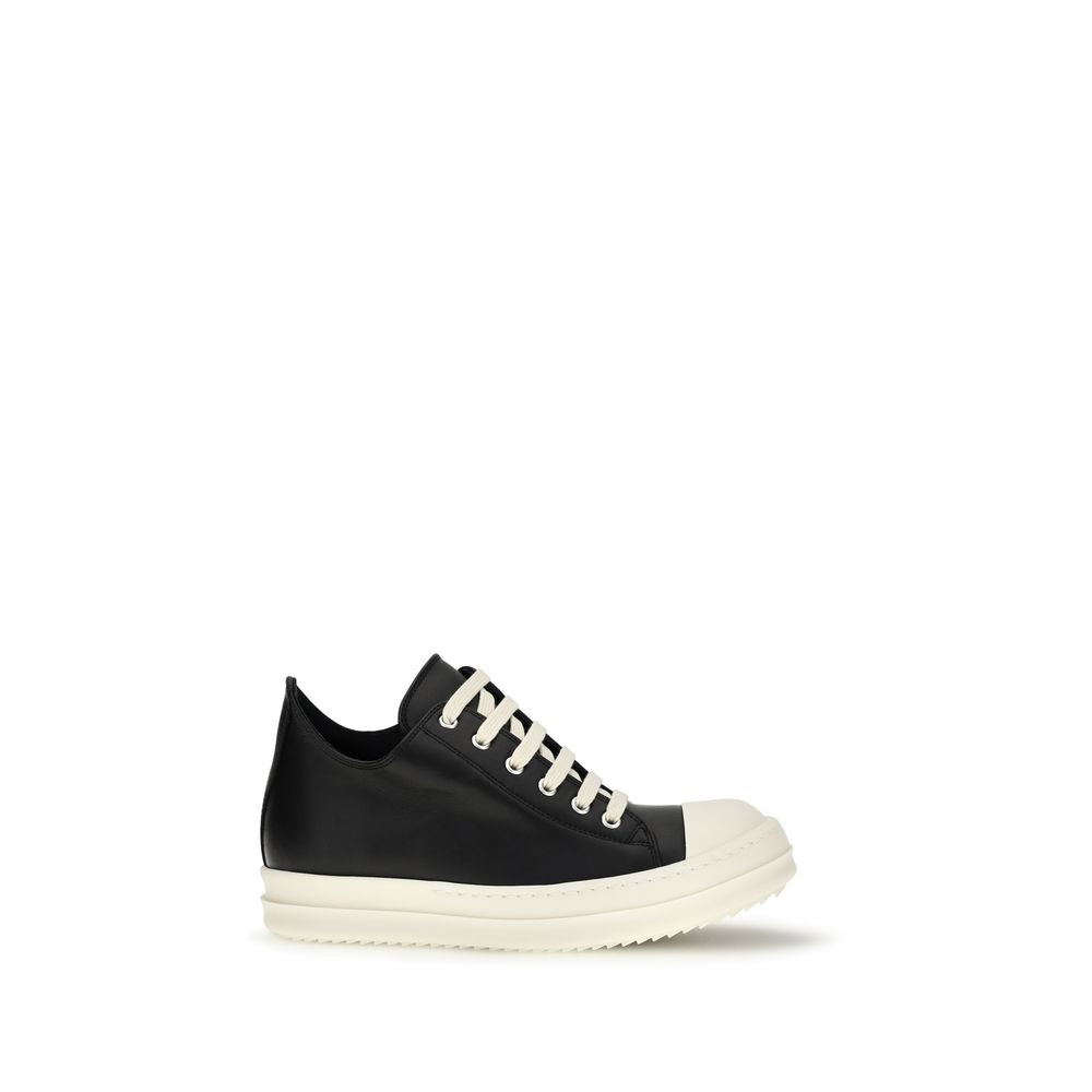 Black Calf Leather Bos Taurus Low Top Sneakers