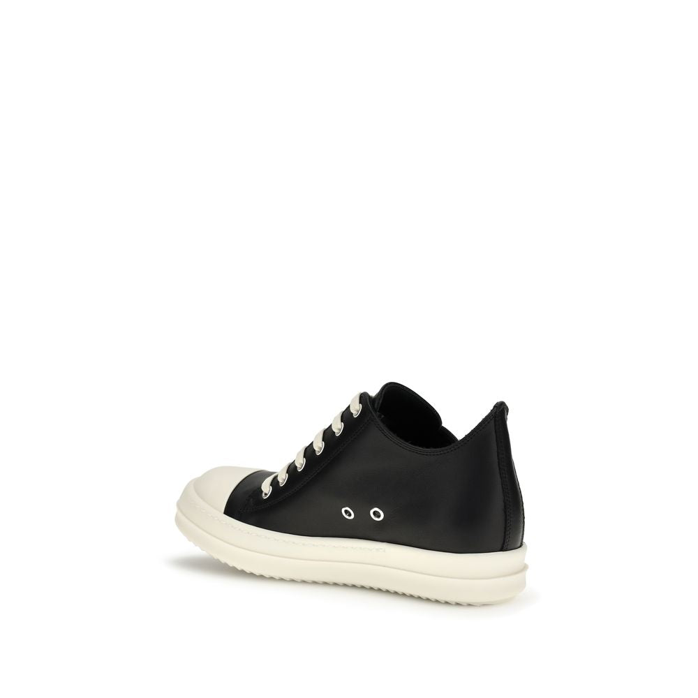 Black Calf Leather Bos Taurus Low Top Sneakers