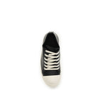 Black Calf Leather Bos Taurus Low Top Sneakers