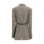 Multicolor Lyocell Coat