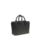 Black Calf Leather Bos Taurus Handbag