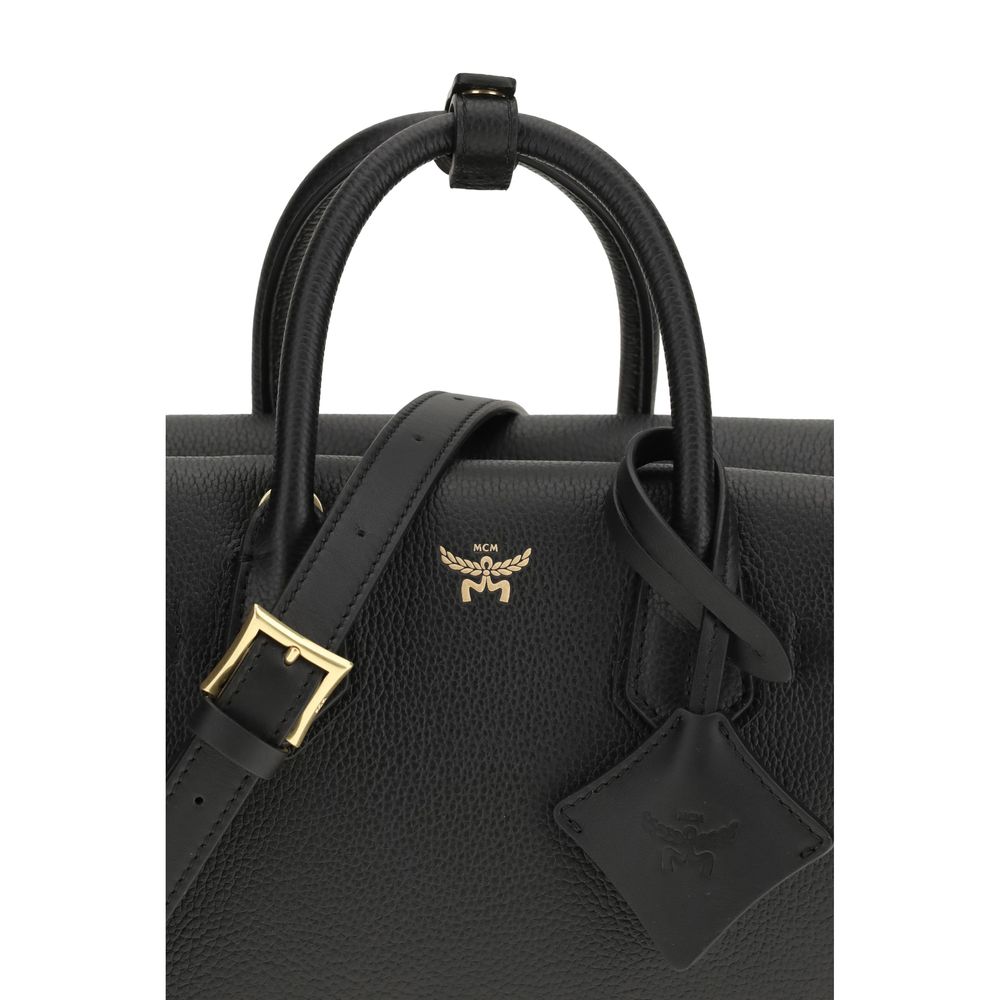 Black Calf Leather Bos Taurus Handbag