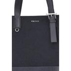 Black Fabric Shoulder Bag