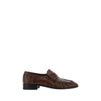 Brown Calf Leather Bos Taurus Slip-On Loafers