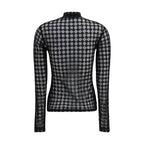 Black Polyester Pattern Shirt