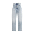 Blue Cotton Relaxed Fit Jeans