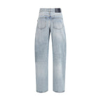 Blue Cotton Relaxed Fit Jeans