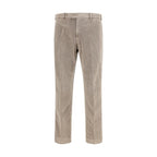 Beige Cotton Pants