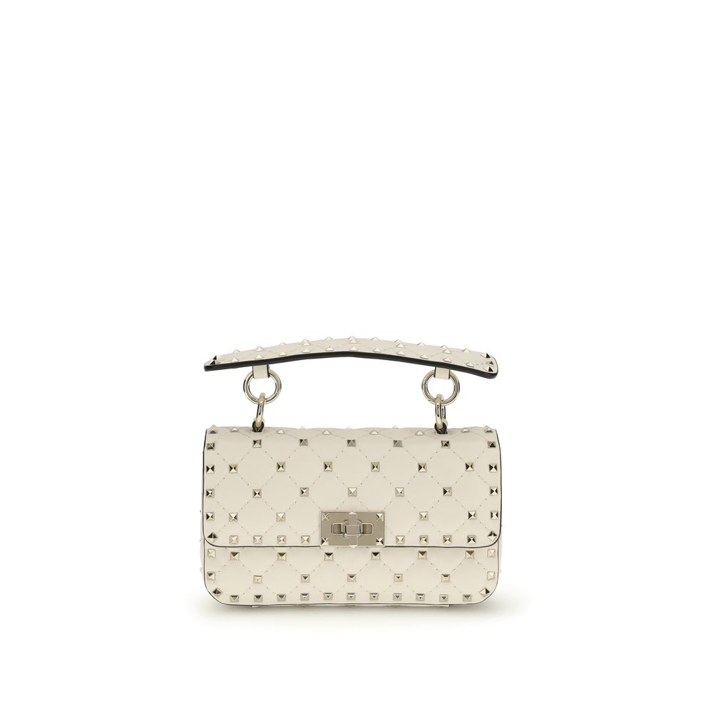 Beige Calf Leather Bos Taurus Handbag