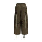 Bicolor Nylon Cargo Pants