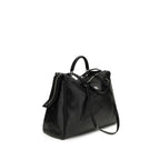 Black Calf Leather Bos Taurus Shoulder Bag