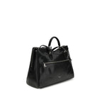 Black Calf Leather Bos Taurus Shoulder Bag