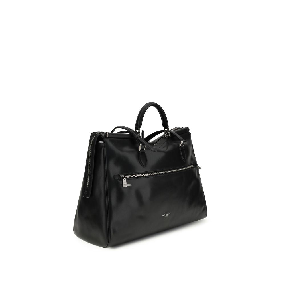 Black Calf Leather Bos Taurus Shoulder Bag