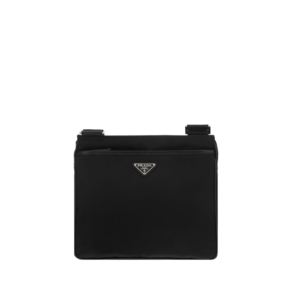 Black Nylon Shoulder Bag