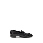 Black Calf Leather Bos Taurus Slip-On Loafers