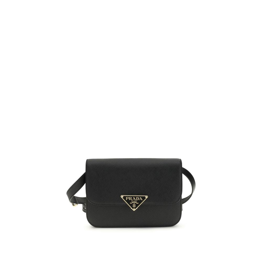 Black Calf Leather Bos Taurus Shoulder Bag